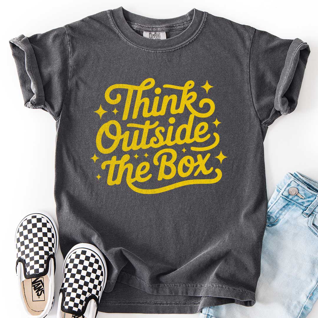 Think Outside the Box – Creative Mindset Youth T-Shirt