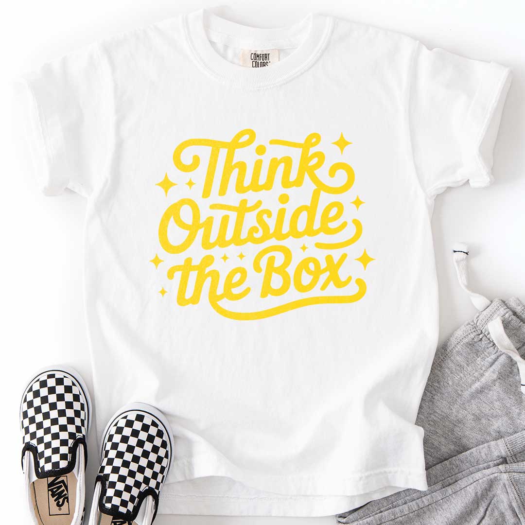 Think Outside the Box – Creative Mindset Youth T-Shirt
