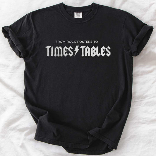 From Rock Posters to Times Tables T-Shirt