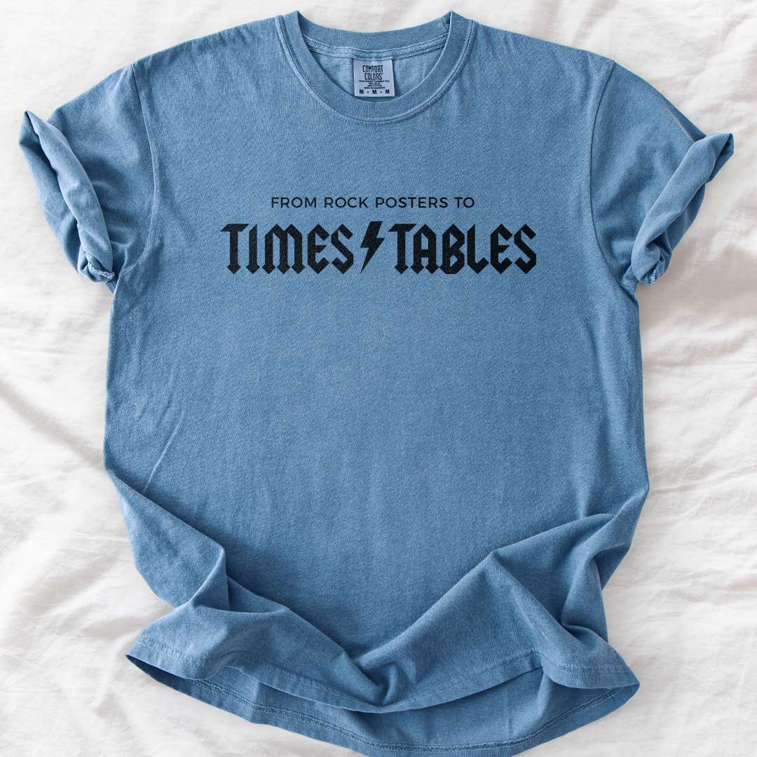 From Rock Posters to Times Tables T-Shirt