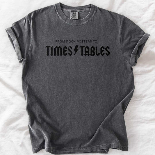 From Rock Posters to Times Tables T-Shirt