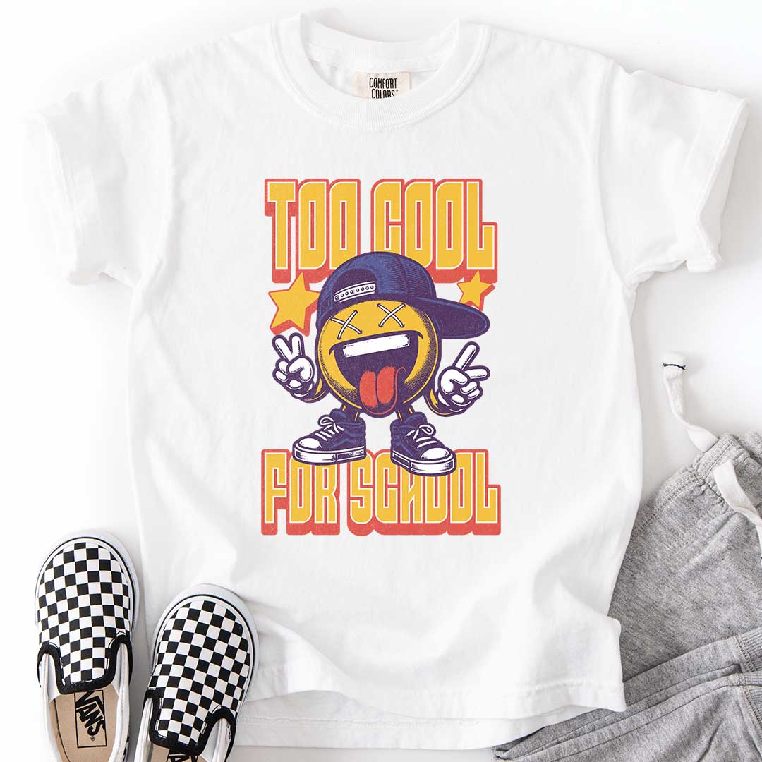Too Cool for School Cheeky Youth Tee