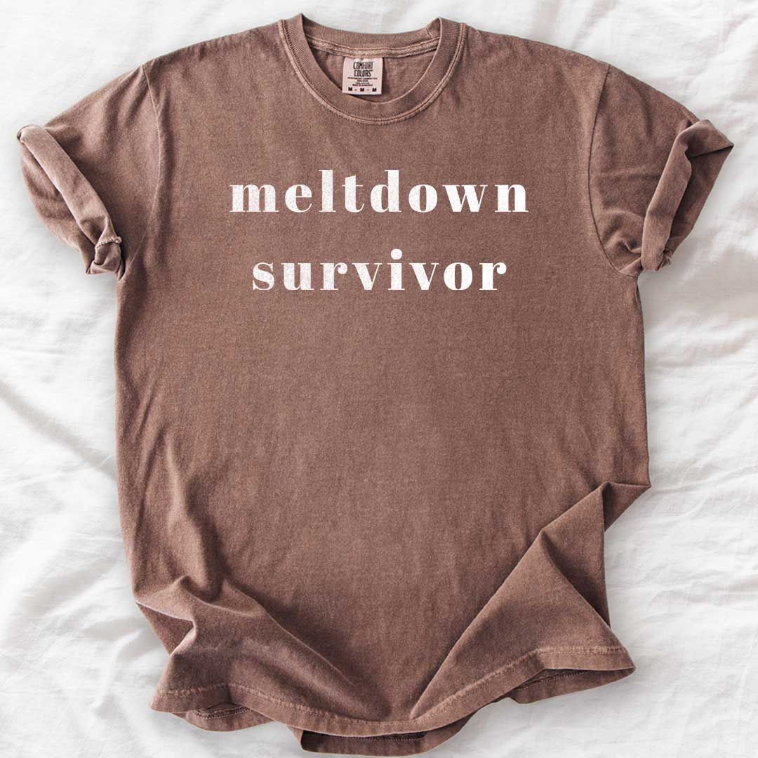 Melt Down Survivor – Comfort Colors® T-Shirts for Parents & Caregivers